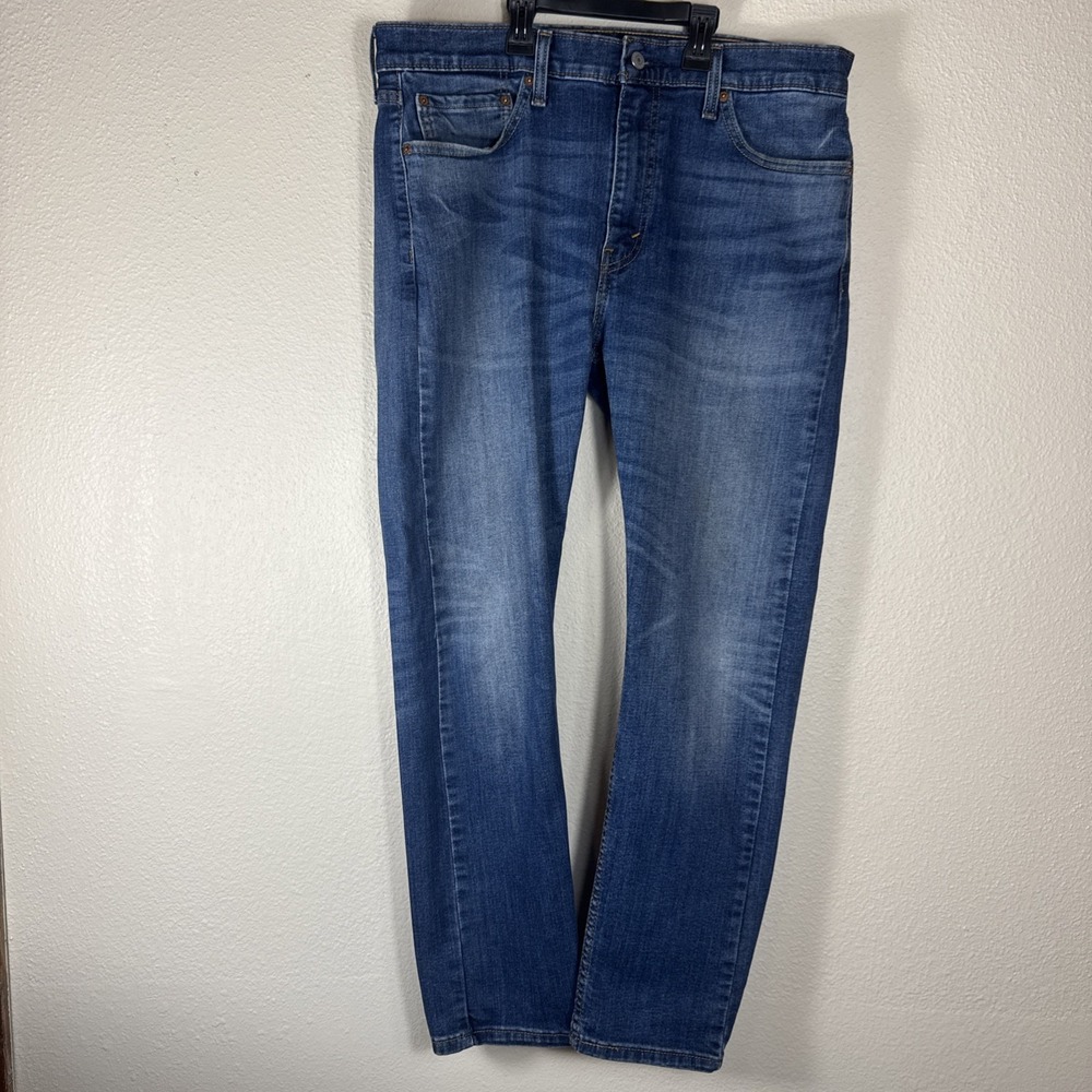 Levis 510 Men's Blue Jeans Medium Wash Straight Slim Fit Stretch 36x30